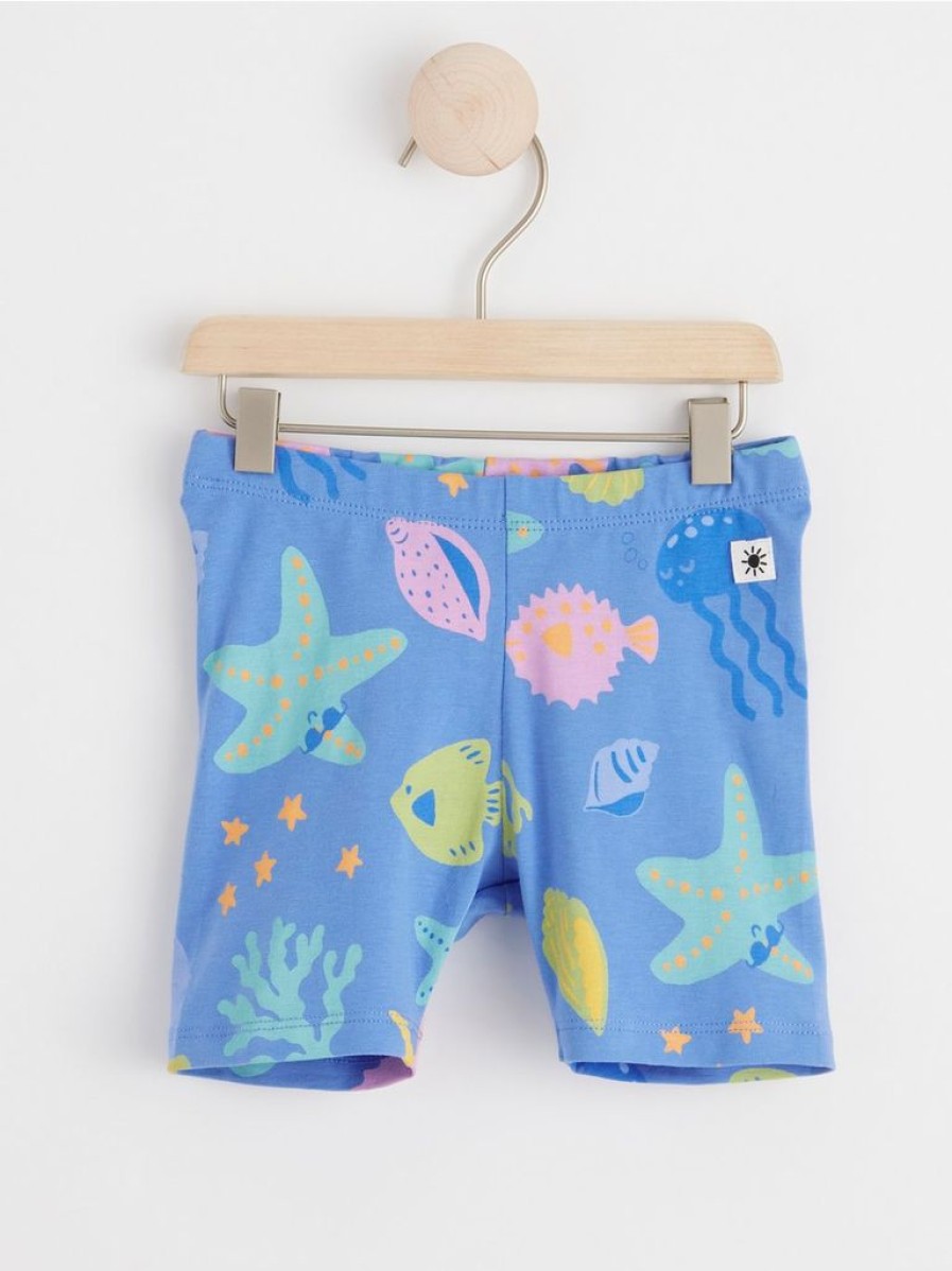 Baby Lindex  | Cykelshorts Med Havdyr Bla (Blue)